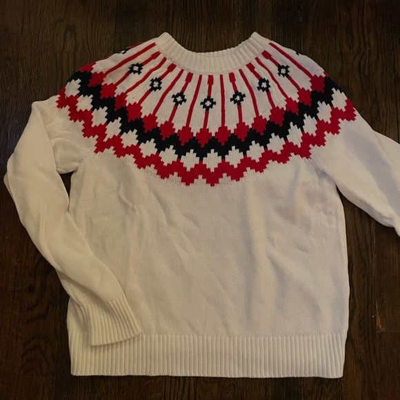 LIKE NEW FAIR ISLE JCREW SWEATER - Picture 5 of 6